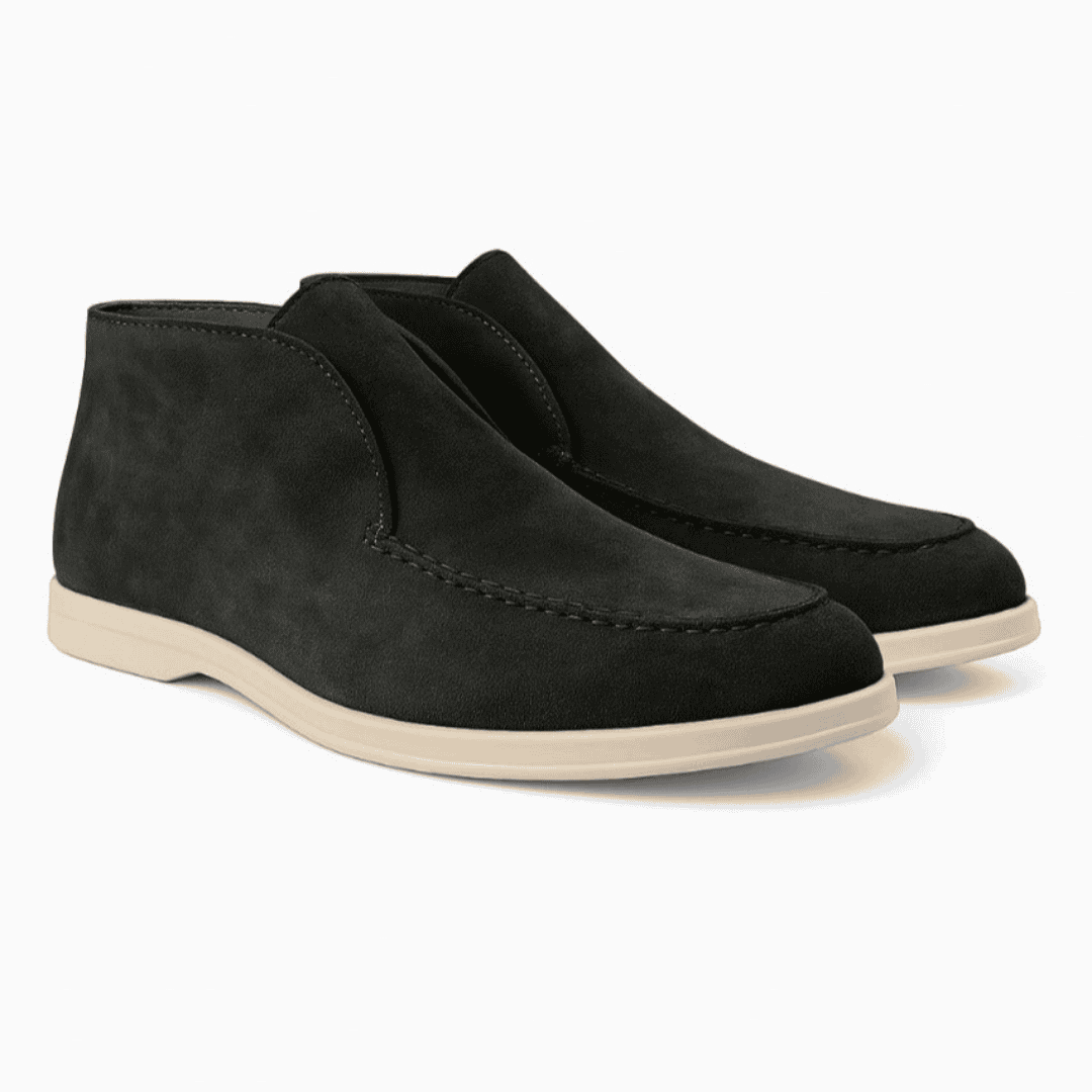 Derada | Hoge Suede Loafers - Derada Fashion