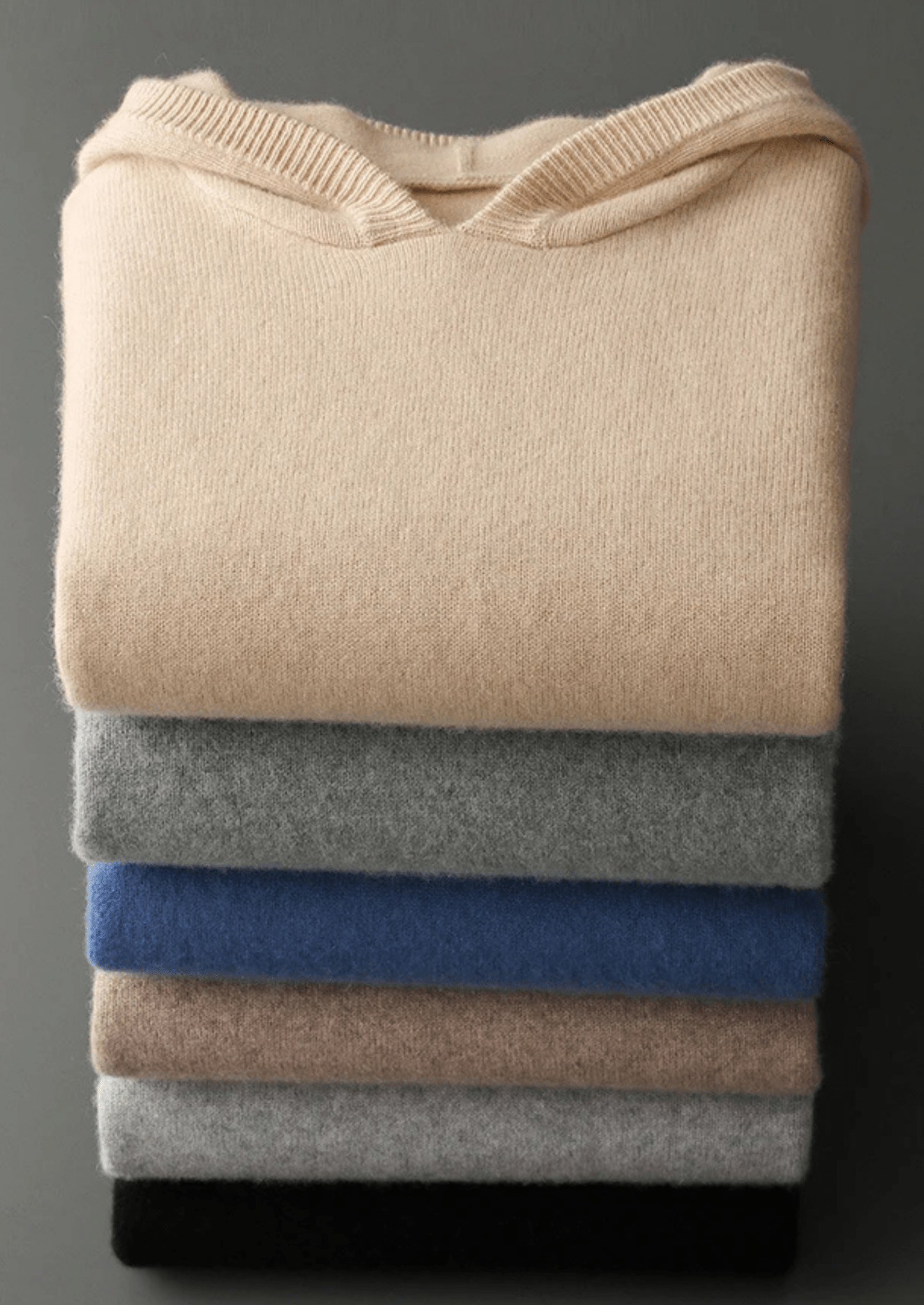PREMIUM CASHMERE LEISURE HOODIE - Derada
