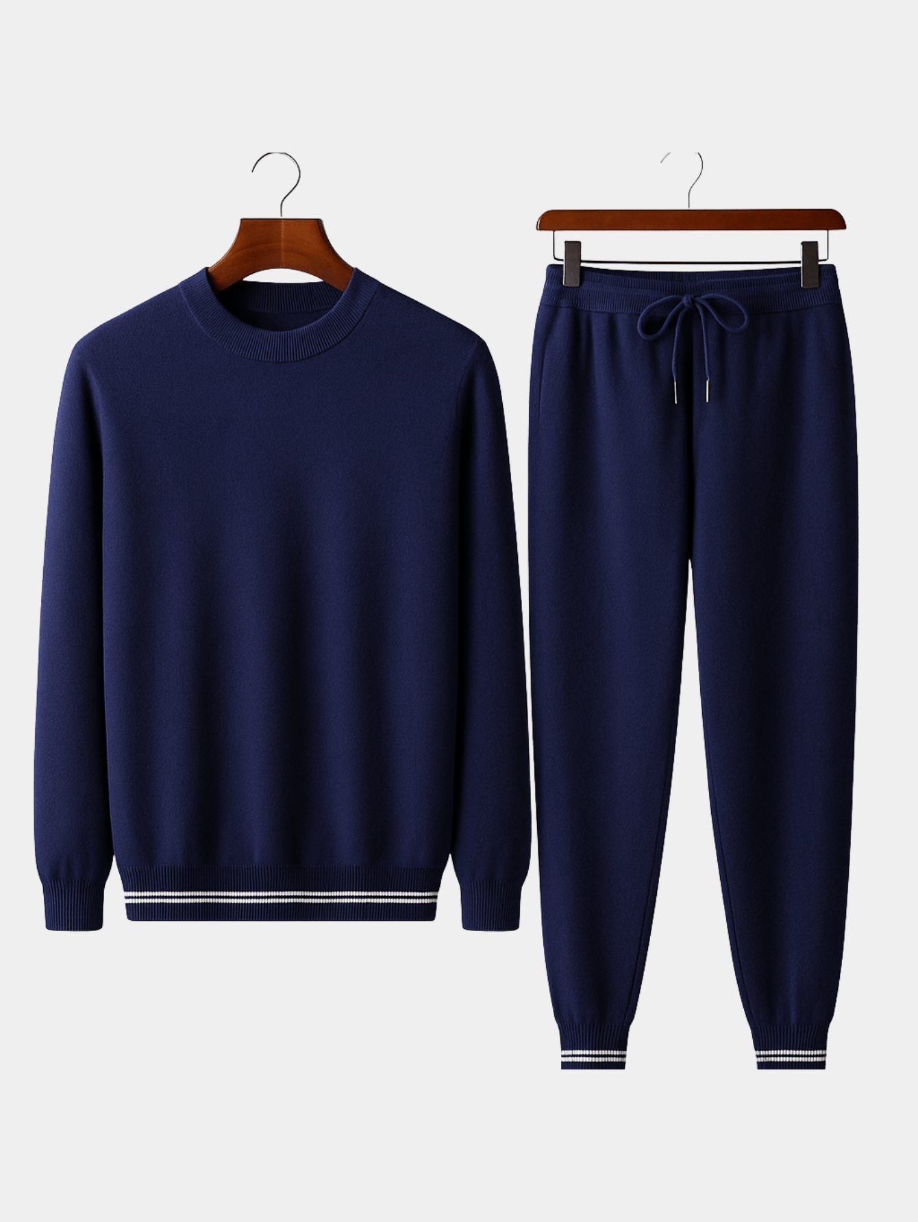 PREMIUM CASHMERE LEISURE SET BLACK - Derada