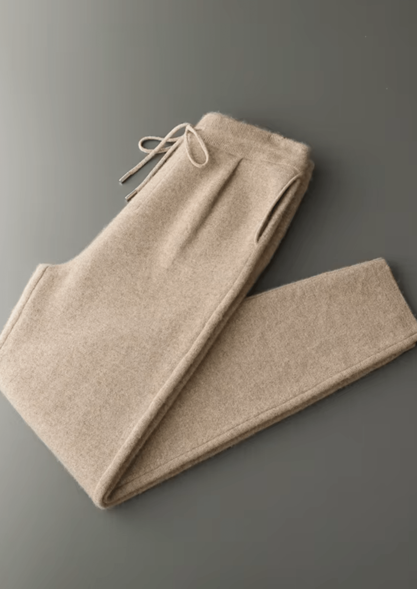 PREMIUM CASHMERE PLEATED TROUSERS - Derada