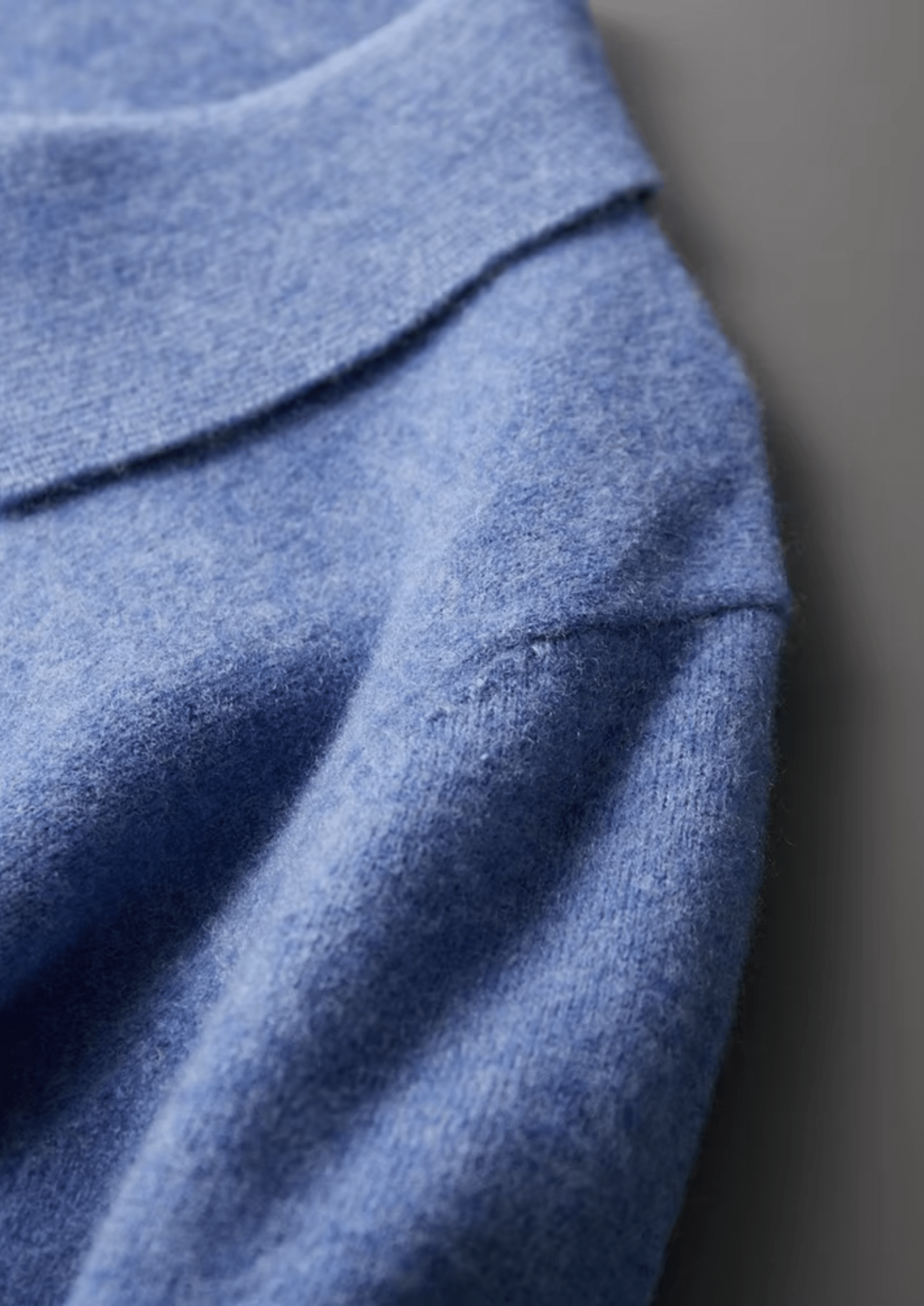 PURE EXTRA - FINE MERINO WOOL HALF ZIP POLO - Derada