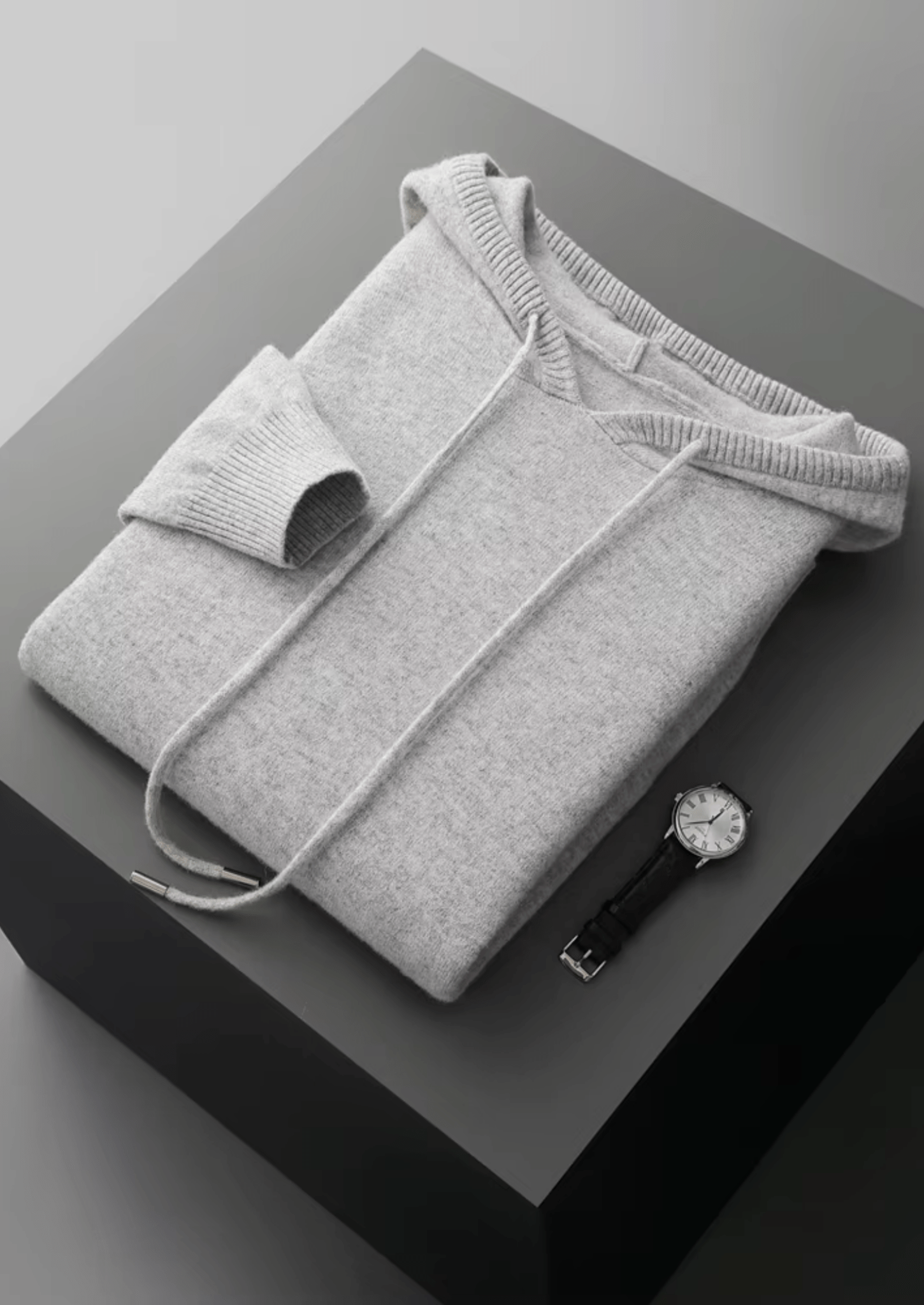 PURE EXTRA - FINE MERINO WOOL LEISURE HOODIE - Derada