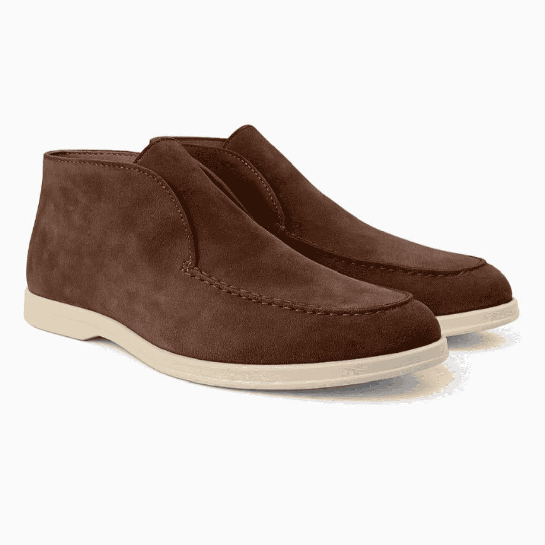 Derada | Hoge Suede Loafers - Derada Fashion