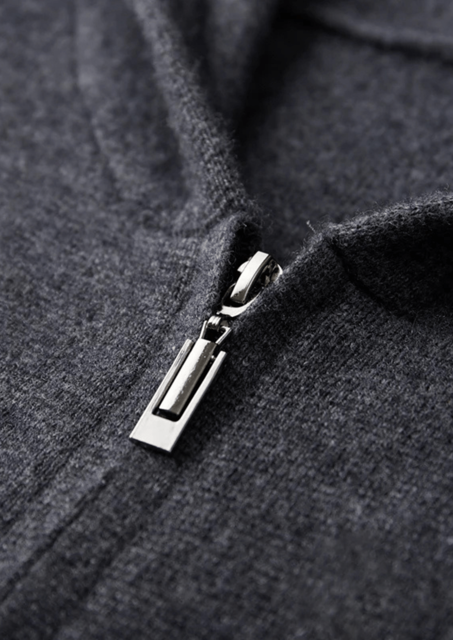 PREMIUM CASHMERE ZIPPER HOODIE - Derada