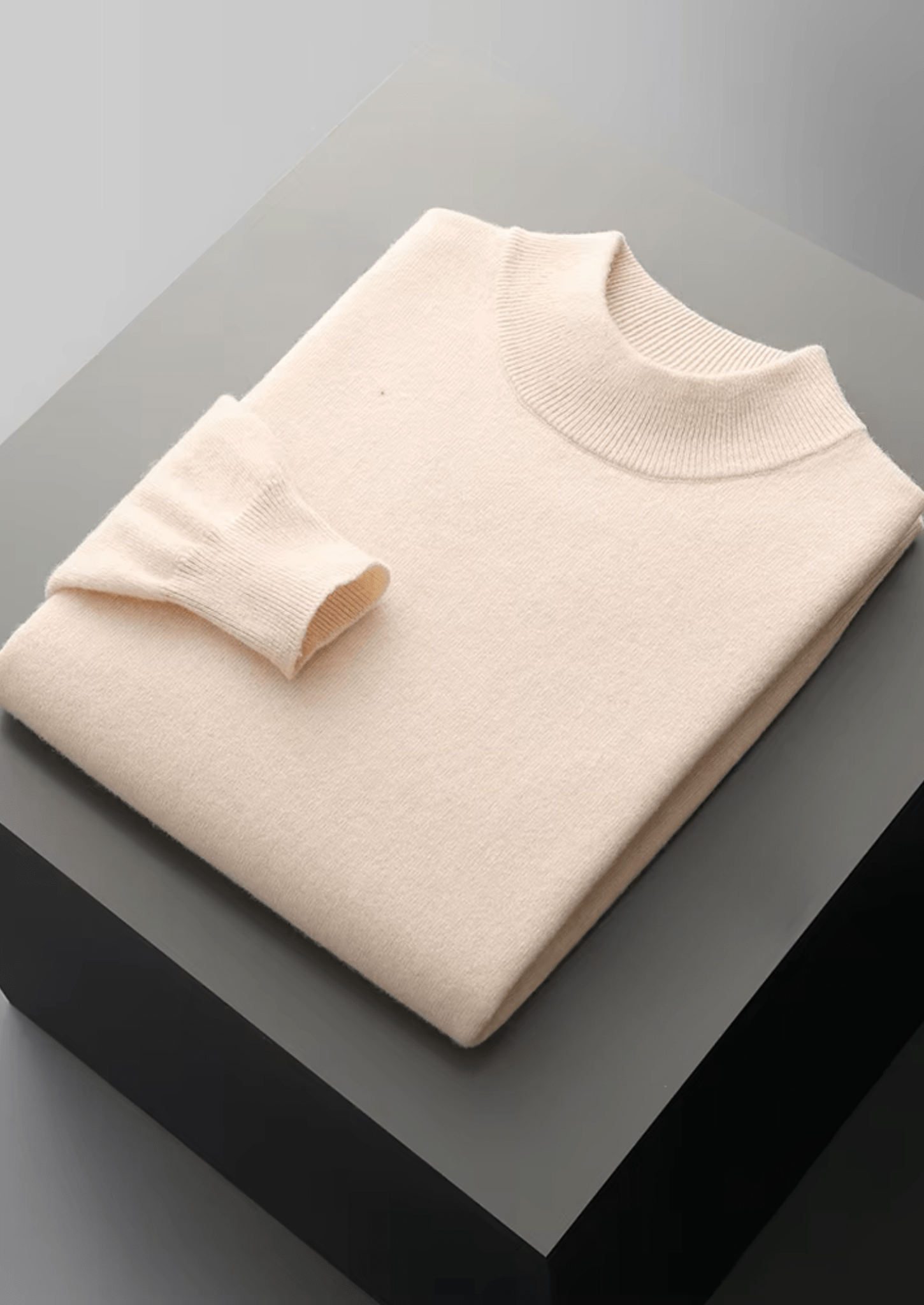 PURE EXTRA - FINE MERINO WOOL CLASSIC MOCKNECK - Derada