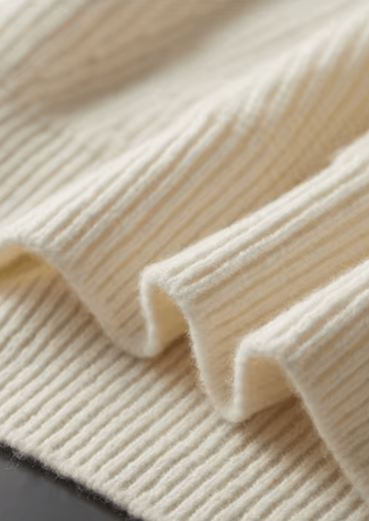 PURE EXTRA - FINE MERINO WOOL RIBBED HALF - ZIP - Derada