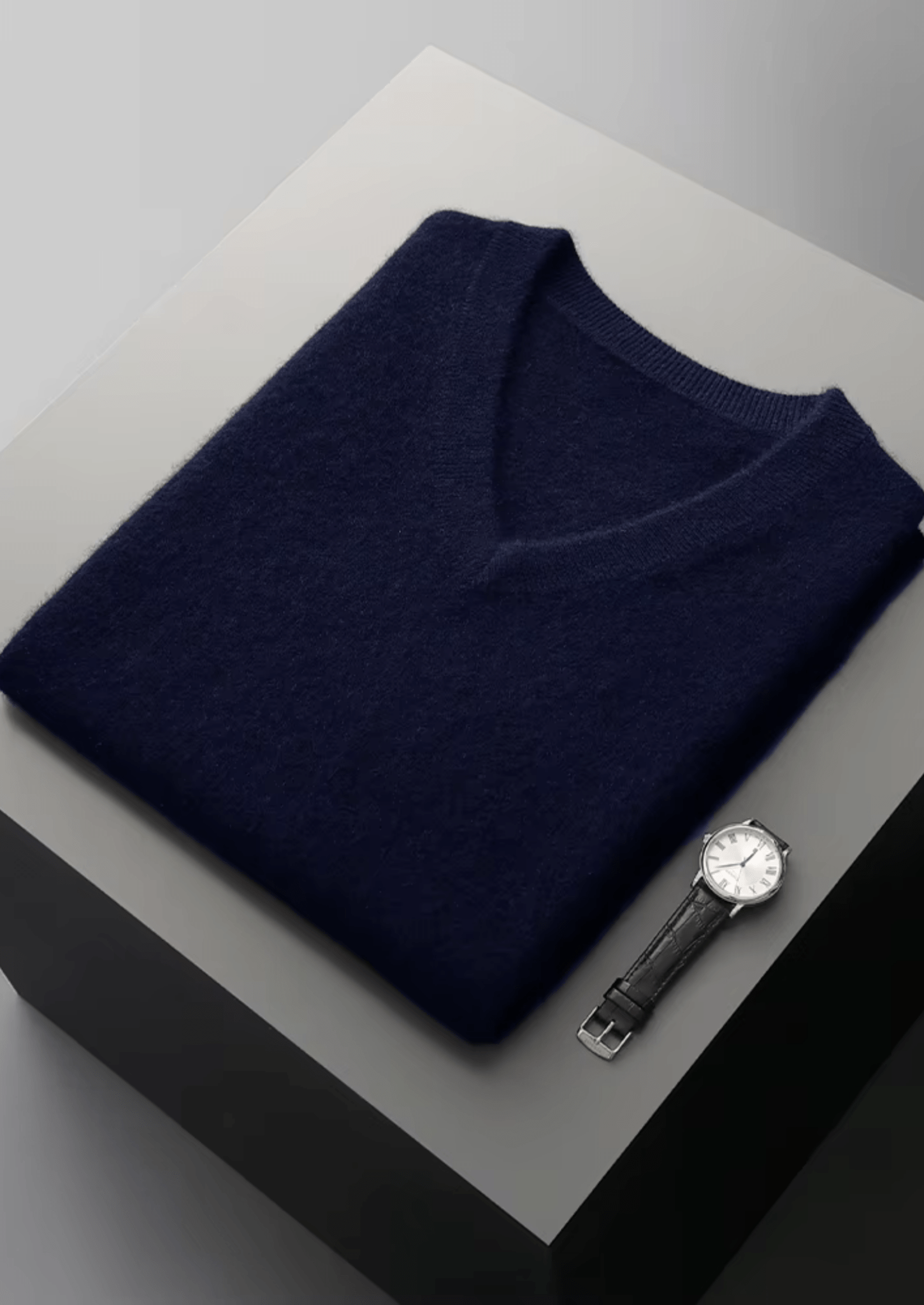 PURE EXTRA - FINE MERINO WOOL V - NECK VEST - Derada