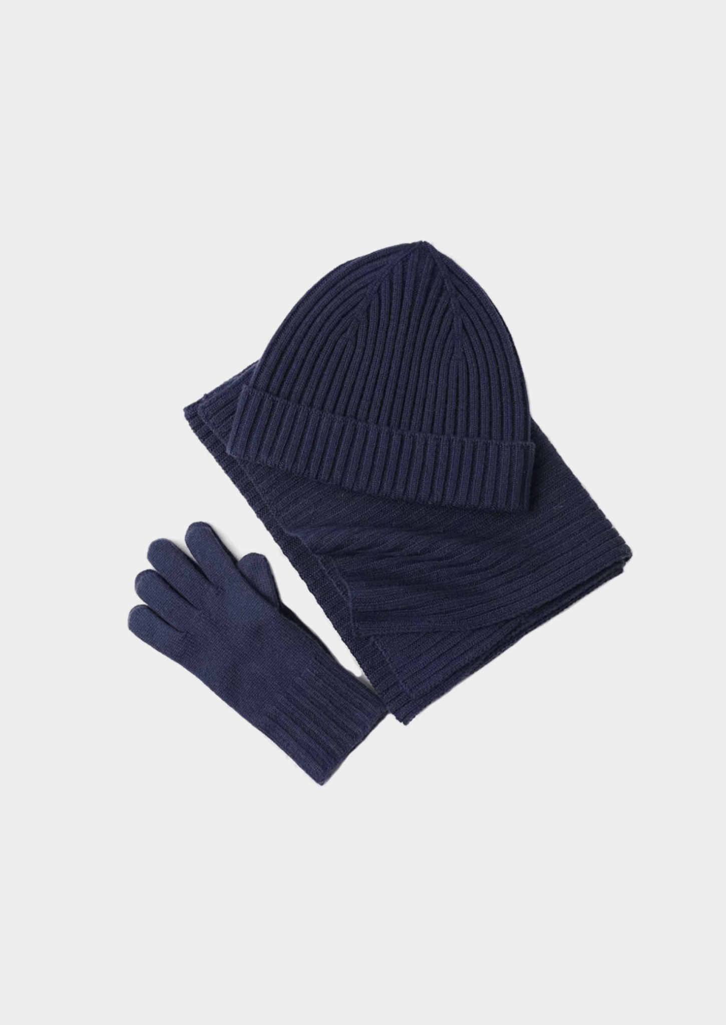 PURE EXTRA - FINE MERINO WOOL WINTERTIME ESSENTIALS - NAVY BLUE - Derada